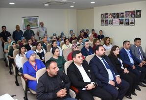 YAP-ın VIII Qurultayının müəyyən etdiyi vəzifələr Qaradağ rayonu Qobustan qəsəbəsində müzakirə olunub - FOTO