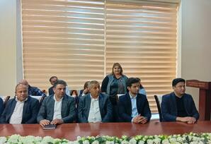 Tərtər Su Meliorasiya Sistemlərinin İstismarı İdarəsi ərazi partiya təşkilatının üzvləri ilə görüş keçirilib - FOTO