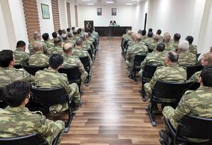 Hərbi vəzifəlilərin təlim toplanışları başa çatıb