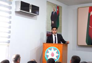 YAP Salyan rayon təşkilatının Su Meliorasiya Sistemlərinin İstismarı İdarəsi ərazi partiya təşkilatında növbəti tədbir keçirilib