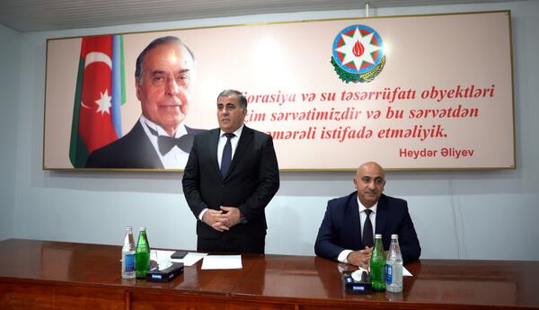YAP Salyan rayon təşkilatının Su Meliorasiya Sistemlərinin İstismarı İdarəsi ərazi partiya təşkilatında növbəti tədbir keçirilib