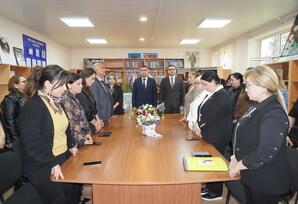 “1 saylı orta məktəb” ərazi partiya təşkilatında VIII Qurultayın nəticələri müzakirə olunub