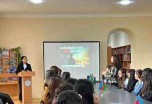 “Antinarkotik təbliğat” adlı tədbir - FOTO