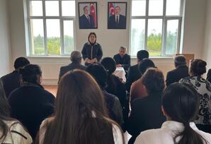 YAP Samux rayon təşkilatının Salahlı kəndi üzrə ərazi partiya təşkilatında görüş keçirilib - FOTO