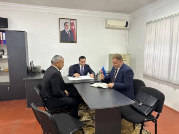 Milli Məclisin deputatı Mahir Süleymanlı seçicilərlə görüşüb xəbəri üçün şəkil