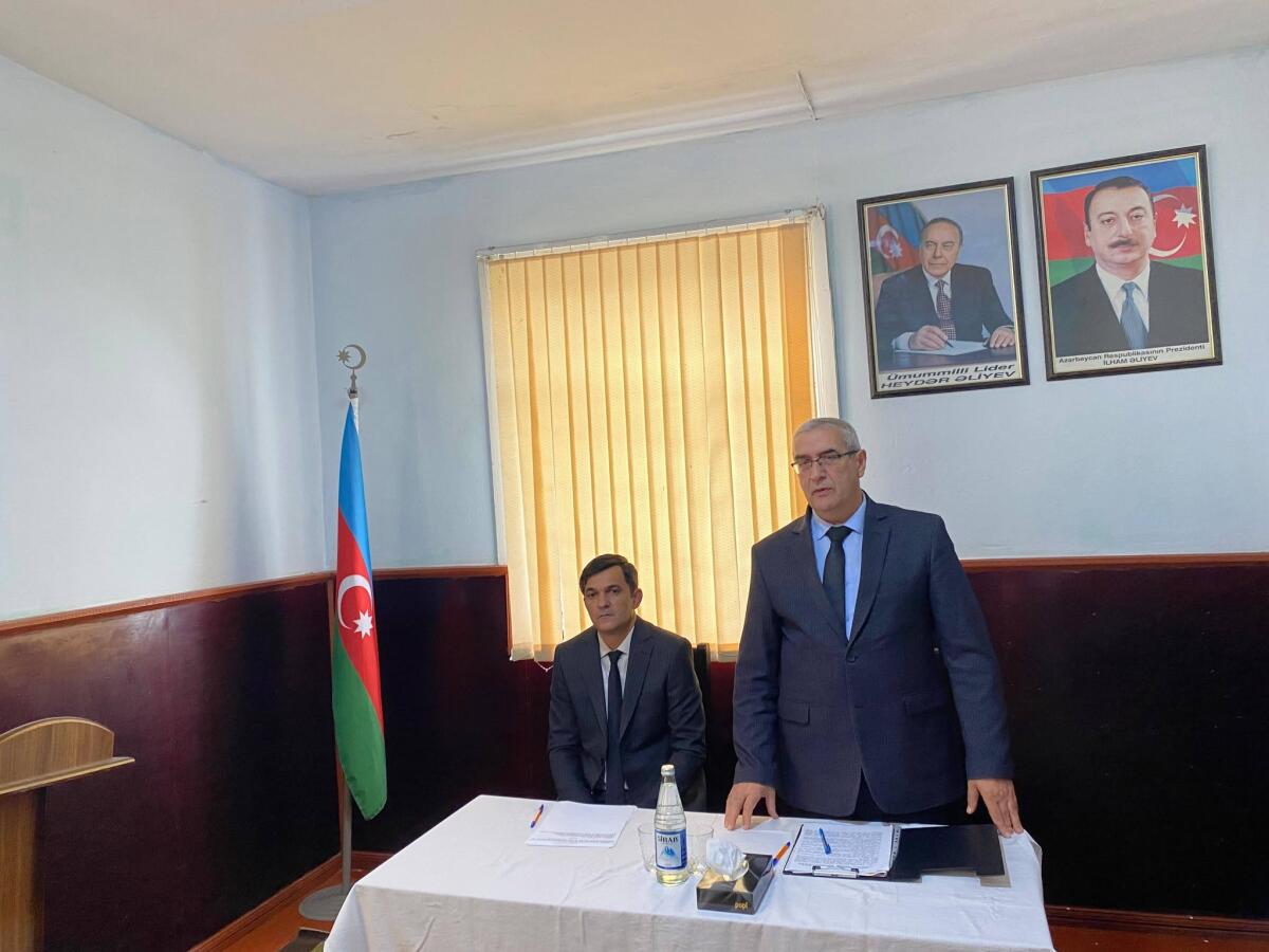 YAP Oğuz rayon təşkilatının ərazi partiya təşkilatlarında görüşlər davam edir xəbəri üçün şəkil