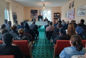 Ağdaşda ideoloji işin prioritetləri müzakirə olunub - FOTO