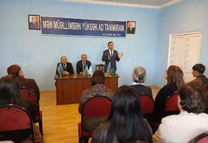 Ağdaşda ideoloji işin prioritetləri müzakirə olunub - FOTO