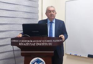 Azərbaycan Respublikası Elm və Təhsil Nazirliyi Riyaziyyat İnstitutunda müşavirə keçirilib - FOTO