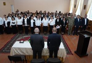 YAP-ın VIII Qurultayında müəyyənləşdirilən vəzifələr Lənkəran şəhər Rasim Məmmədov adına 5 nömrəli tam orta məktəbdə müzakirə olunub