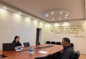 Milli Məclisin deputatı Nigar Məmmədova seçicilərlə görüş keçirib