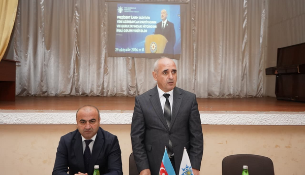 YAP-ın VIII Qurultayında müəyyənləşdirilən vəzifələr Lənkəran şəhər Rasim Məmmədov adına 5 nömrəli tam orta məktəbdə müzakirə olunub