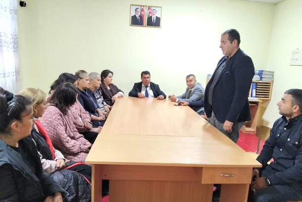 YAP Goranboy rayon təşkilatının Ərazi Partiya Təşkilatında partiya üzvləri ilə görüş keçirilib