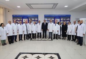 Azərbaycan Respublikası Səhiyyə Nazirliyi Akademik Mustafa Topçubaşov adına Elmi Cərrahiyyə Mərkəzində müşavirə keçirilib