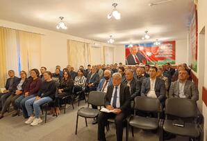YAP Nərimanov rayon təşkilatının Ərazi Partiya Təşkilatlarında VIII Qurultayın siyasi xətti və gələcək fəaliyyət istiqamətləri müzakirə olunub