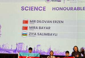Azərbaycanlı şagirdlər Almaniyada Eynşteyn Olimpiadasında uğur qazanıblar
